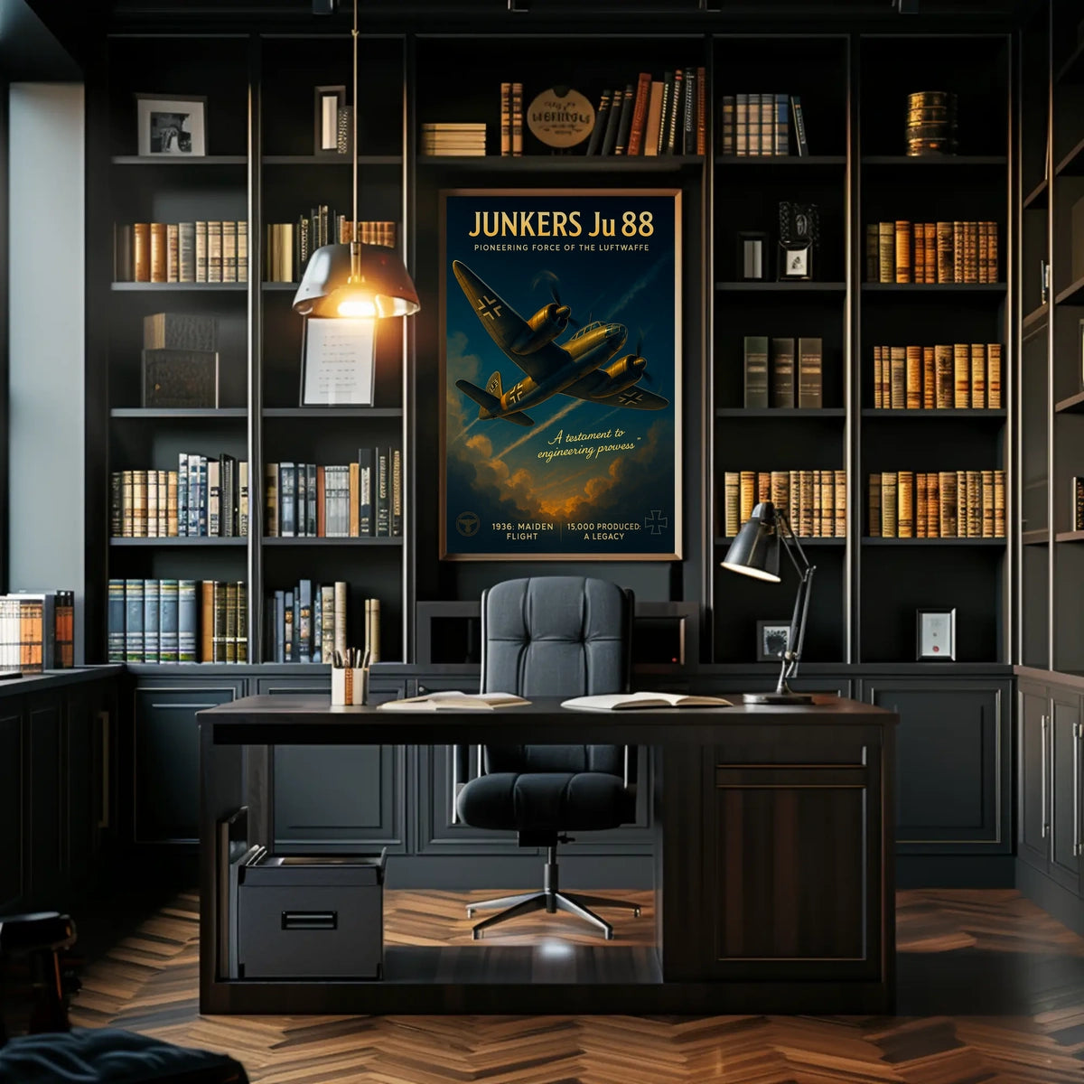 Junkers Ju 88 Pioneering Force of the Luftwaffe Poster