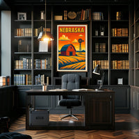 Nebraska Countryside Poster