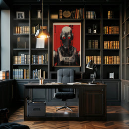 Futuristic Robot Design Poster