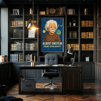 Albert Einstein Theory Of Relativity Poster