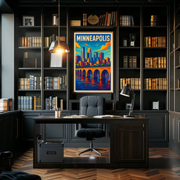 Minneapolis Skyline Poster