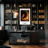 William Morris Fox and Fire Cultural Heritage Poster