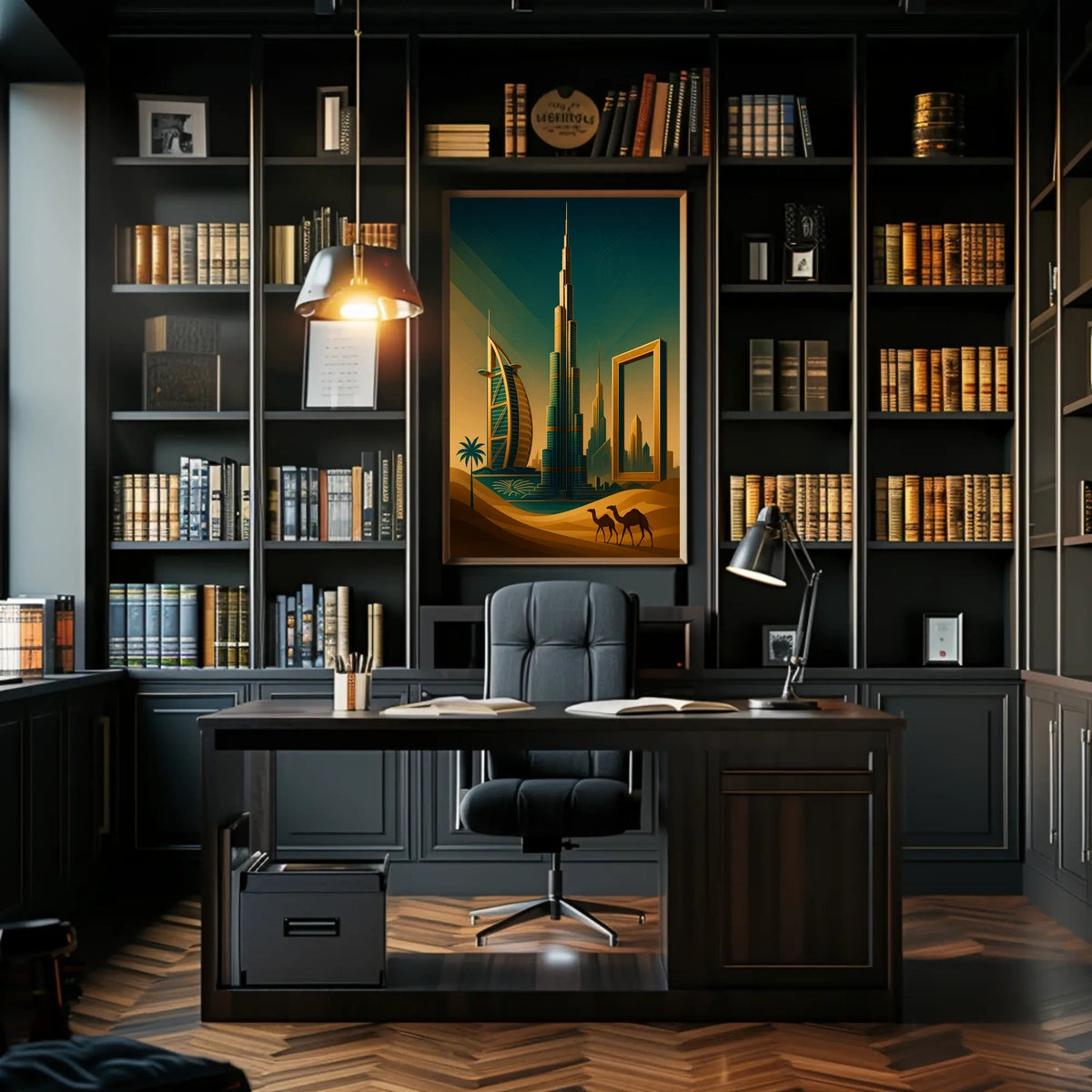 Dubai Skyline Architectural Marvels Poster