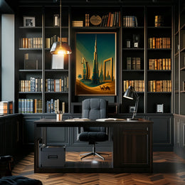Dubai Skyline Architectural Marvels Poster