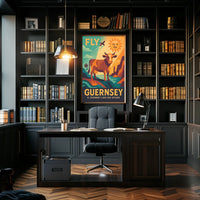 Fly to Guernsey Poster