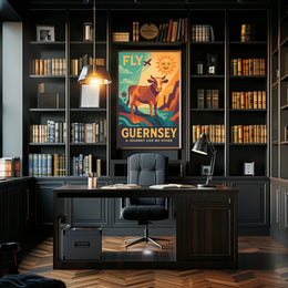 Fly to Guernsey Poster