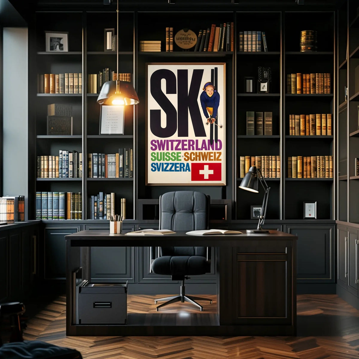Ski Switzerland Poster