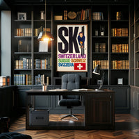 Ski Switzerland Poster