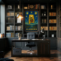 Alabama's Artful Heritage: Vibrant Cultural or Heritage Poster