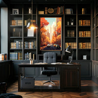 Autumn In The City Poster PosterGoat