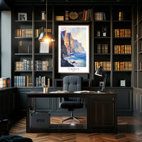 Majestic Cliffs of Tenerife Poster PosterGoat
