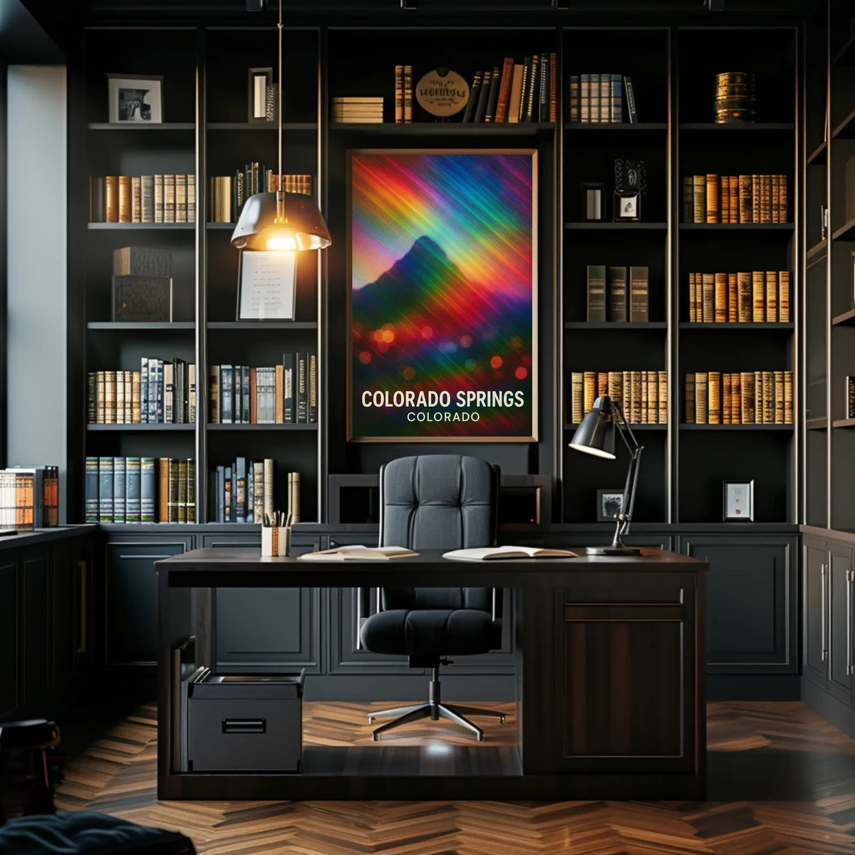 Colorado Springs Vivid Landscape Poster
