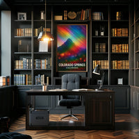 Colorado Springs Vivid Landscape Poster