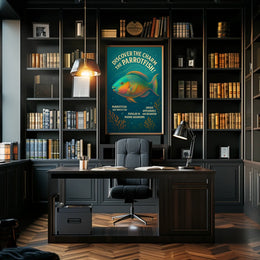 Discover the Charm of the Parrotfish Poster