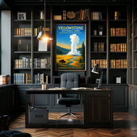 Yellowstone National Park Experience Nature’s Majesty Poster PosterGoat