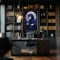 Dj Wolf Under The Moon Poster