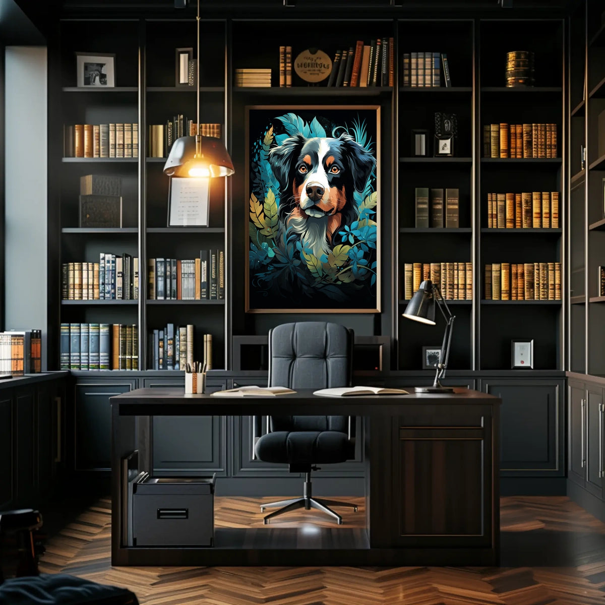 Majestic Canine Portrait Poster