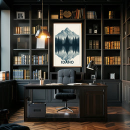 Idaho Mountain Reflection Poster