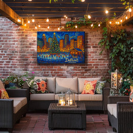 Detroit Winter Wonderland Poster