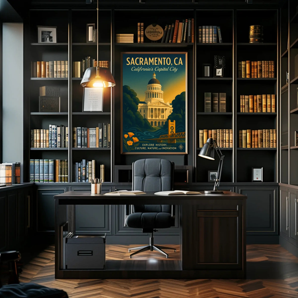 Discover Sacramento Poster