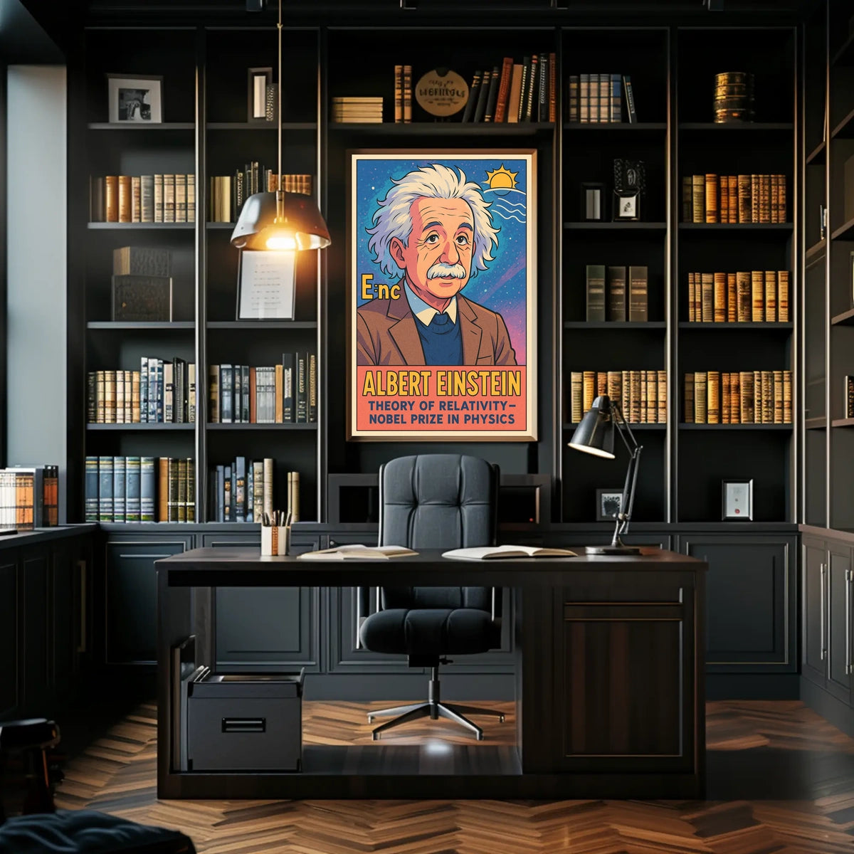 Albert Einstein Theory Of Relativity Poster