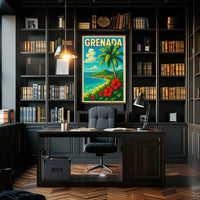 Grenada Tropical Paradise Poster