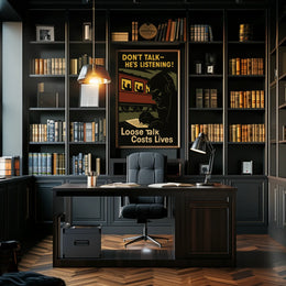 Loose Talk Costs Lives Poster