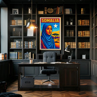 Somalia A Vibrant Tribute Poster