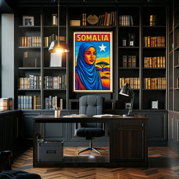 Somalia A Vibrant Tribute Poster