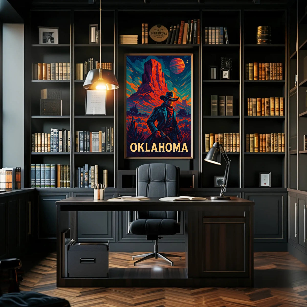 Oklahoma Western Adventure Poster