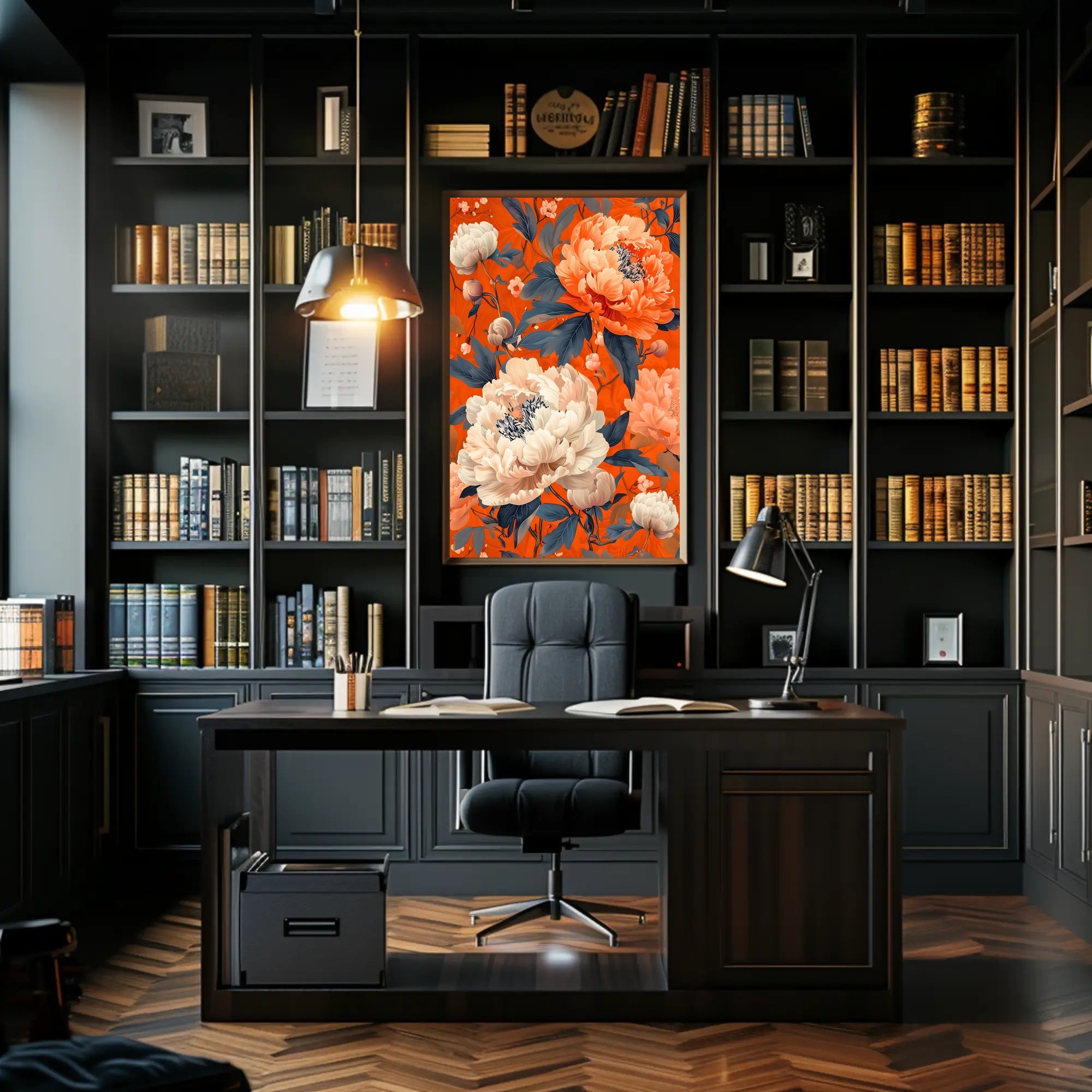Vibrant Floral Elegance Wall Art Print