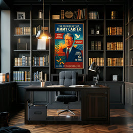 Jimmy Carter Era of Transformation Poster Wall Art PosterGoat
