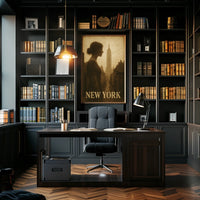 New York Silhouette Poster