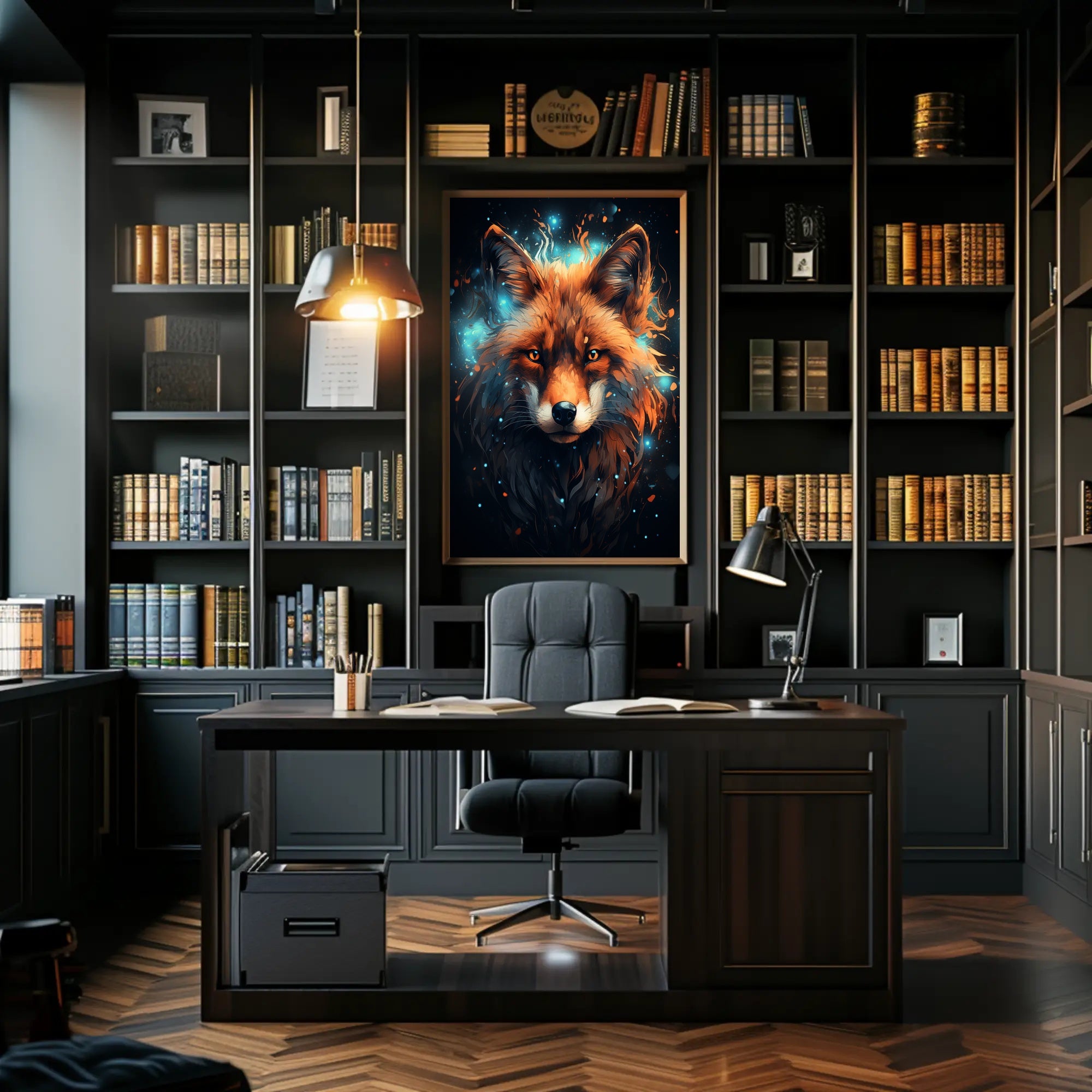 Mystical Fox Poster PosterGoat