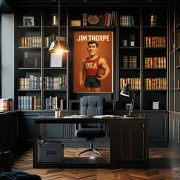 Jim Thorpe Tribute Poster