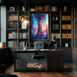 Enchanted Forest Tower Poster