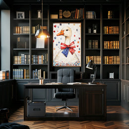 patriotic goose Poster