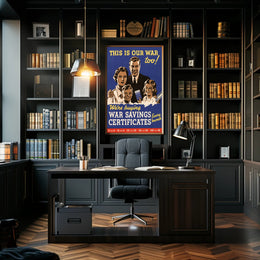 War Savings Certificates Promotion Poster PosterGoat