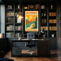 California The Golden State Poster