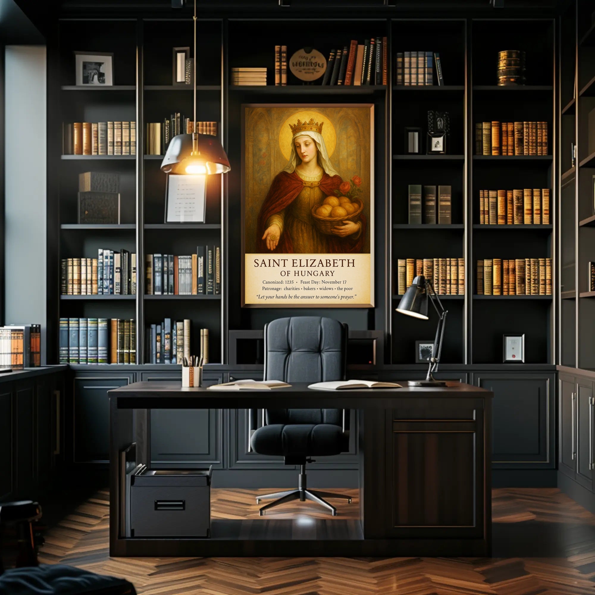 Saint Elizabeth of Hungary Poster PosterGoat