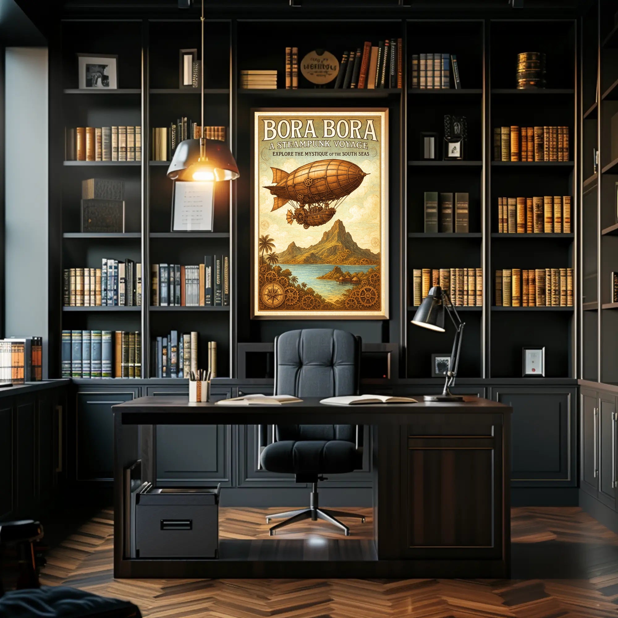 Bora Bora  A Steampunk Voyage Poster PosterGoat