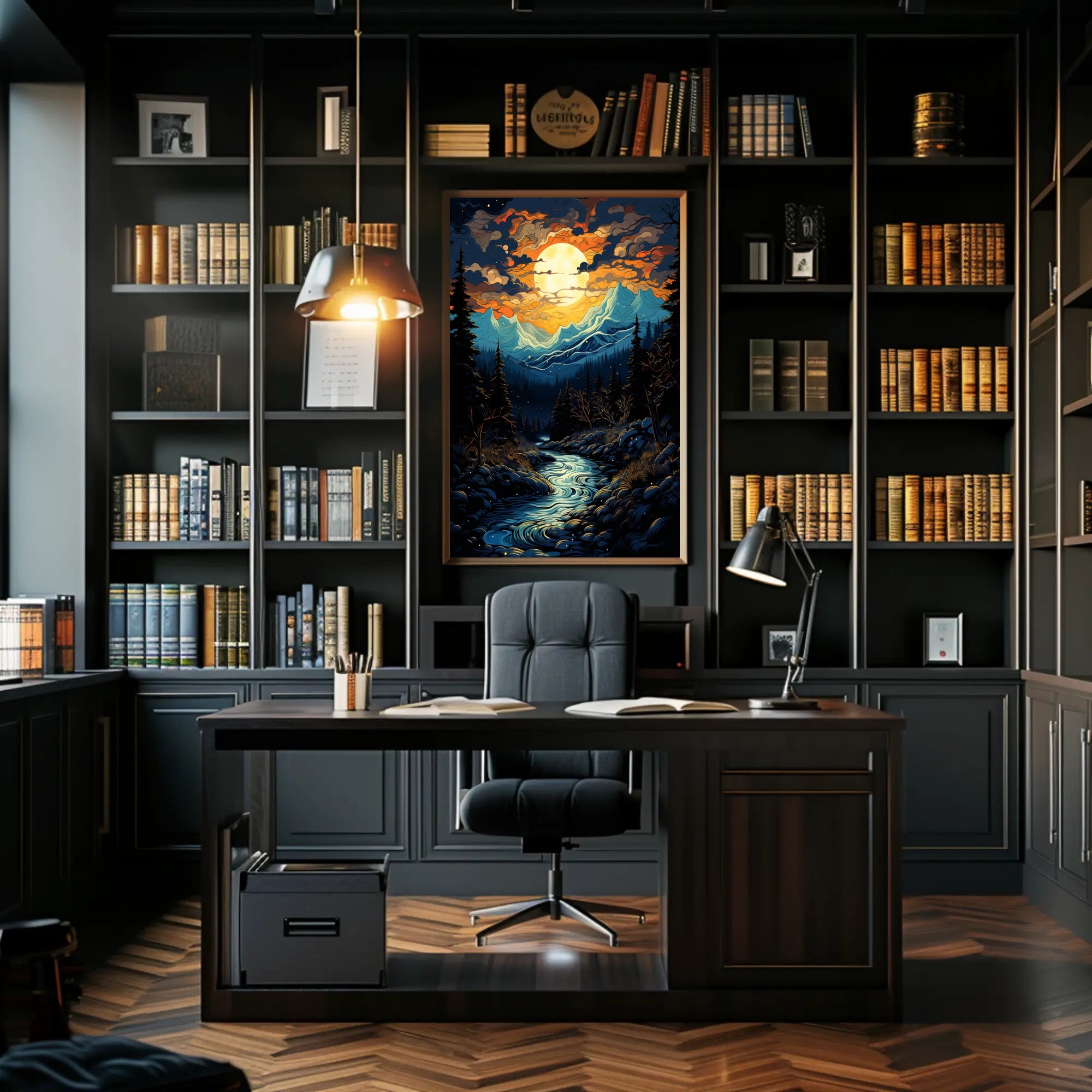 Aye Mystical Landscape Poster