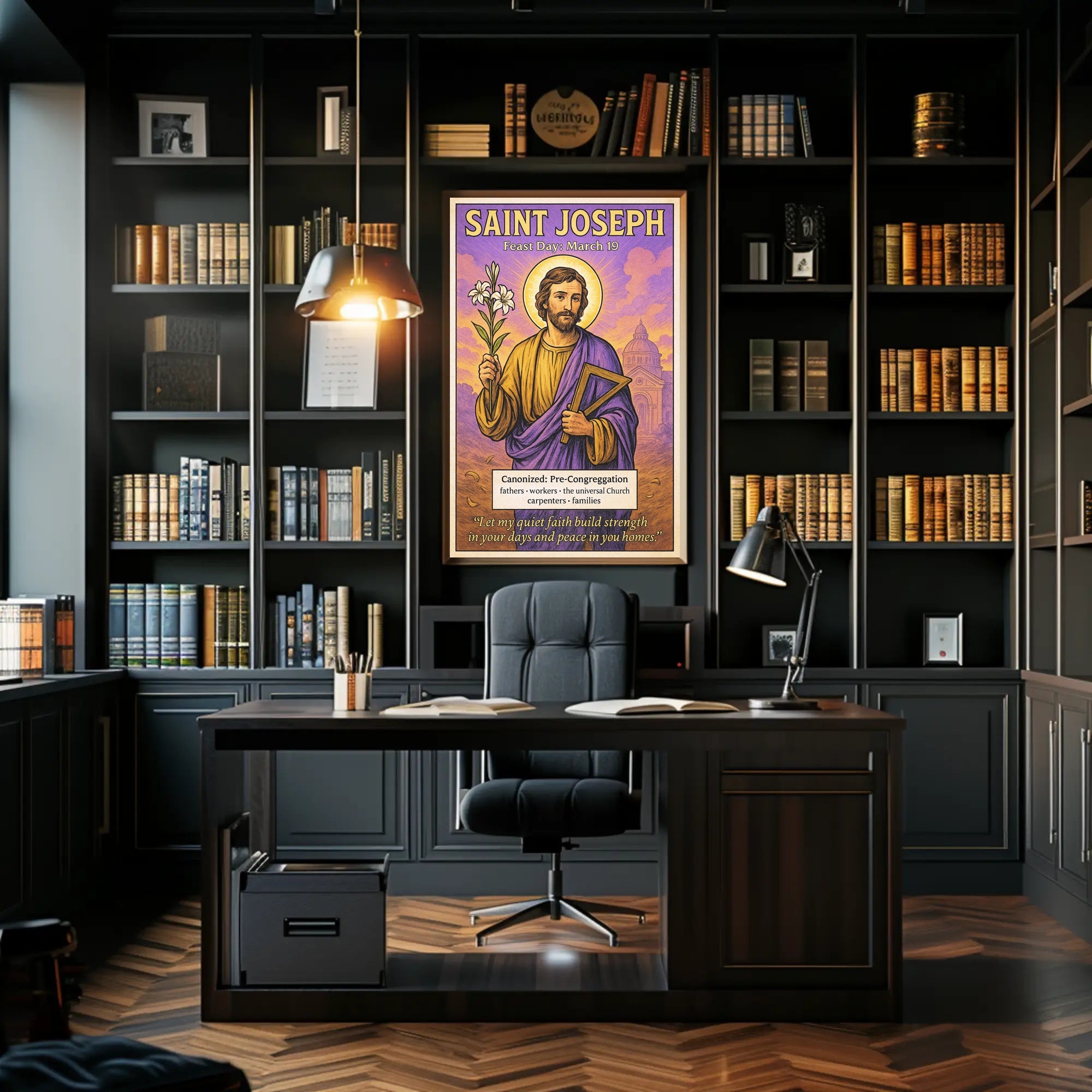 Saint Joseph Feast Day: March 19 Poster PosterGoat