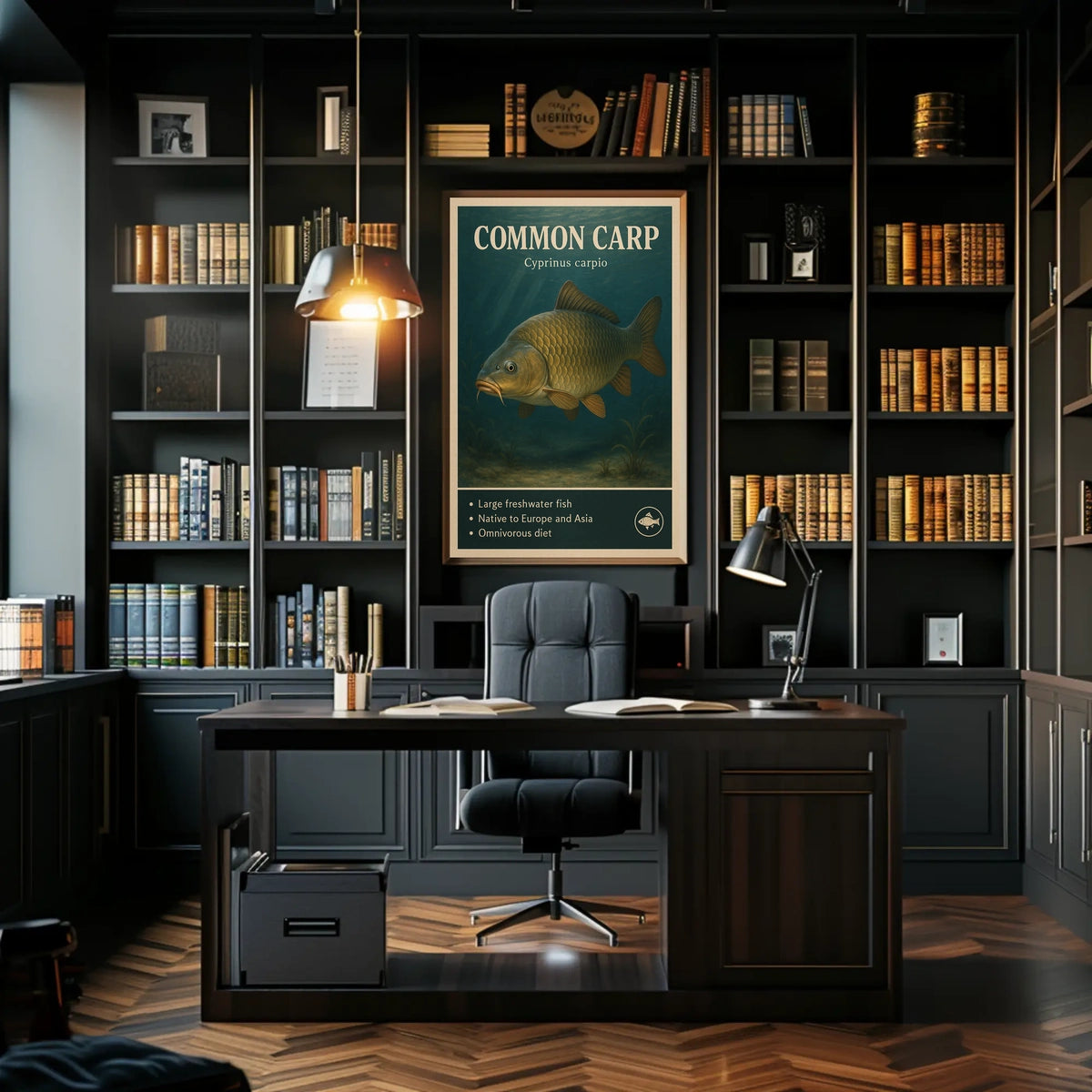 Common Carp Cyprinus carpio Poster
