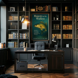 Majesty Of The Walleye Poster