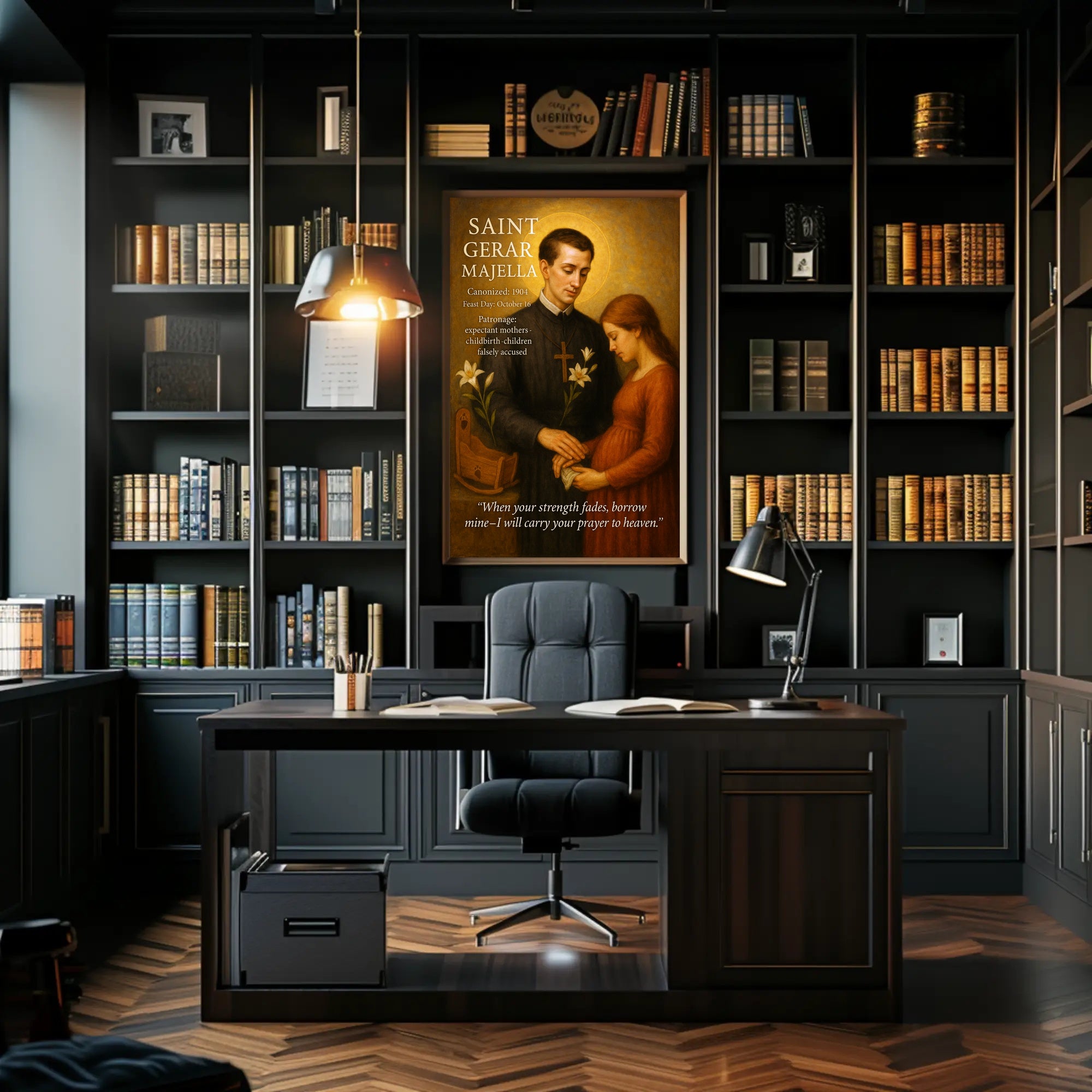 Saint Gerard Majella Poster PosterGoat