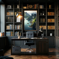 Kenai Fjords Majestic Travel Poster Wall Art