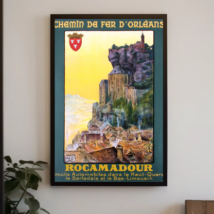 Rocamadour Travel Poster