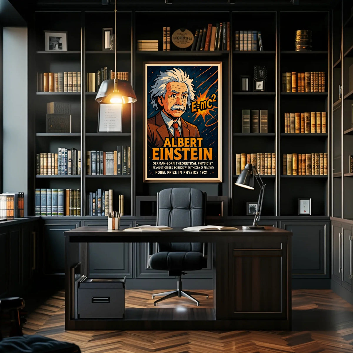 Albert Einstein Theoretical Physicist Poster