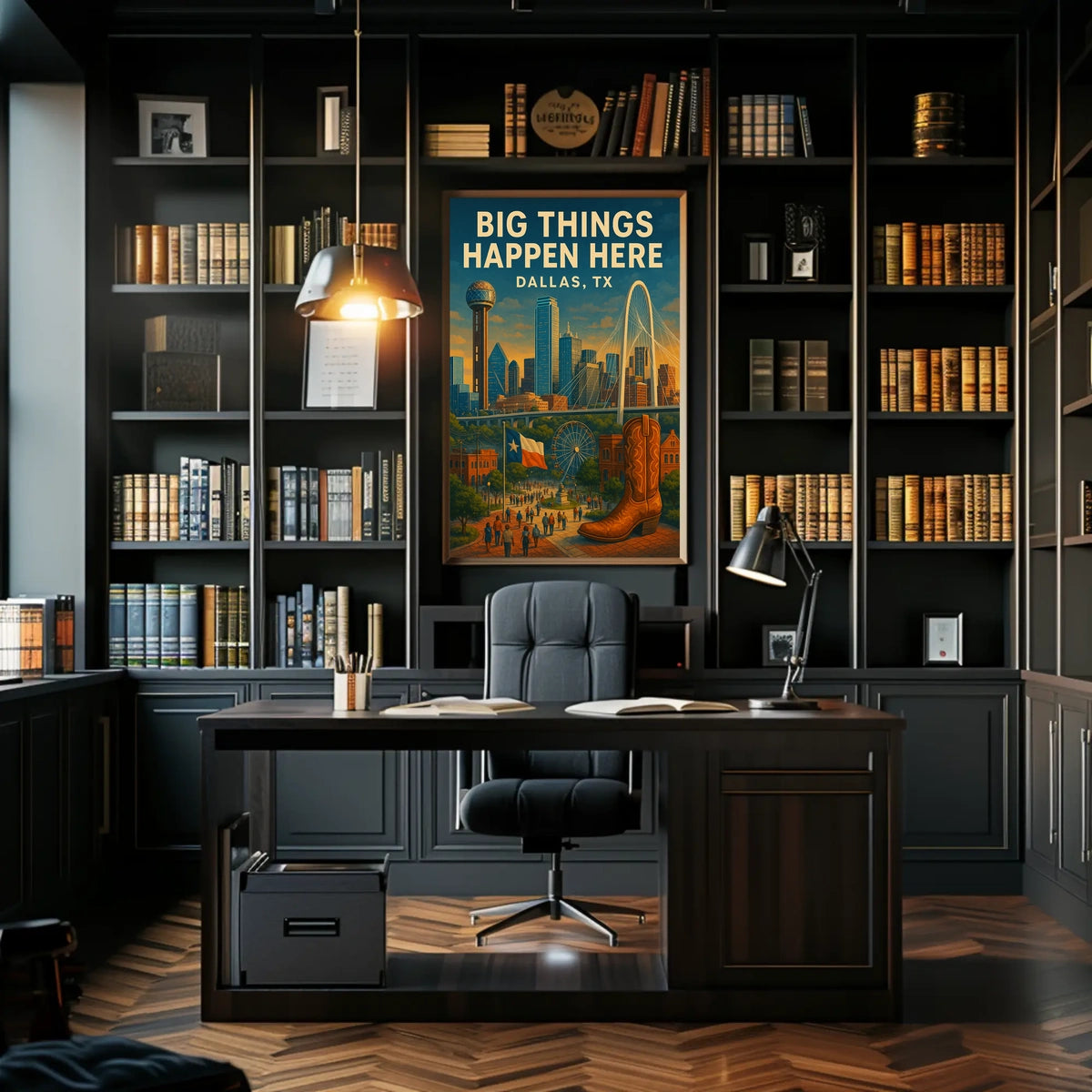 Big Things Happen Here Dallas, Tx Poster